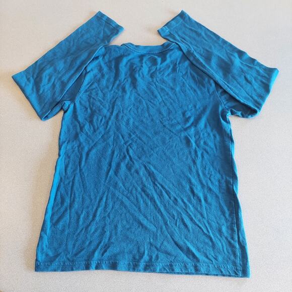Wonder Nation Shirt Boys XL Blue Long Sleeve Tee with Chest Pocket - Picture 2 of 7